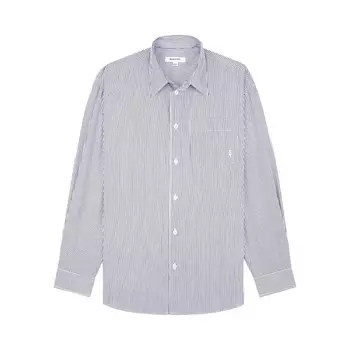 Рубашка Sporty & Rich SRC Oversized Shirt, цвет Navy Striped