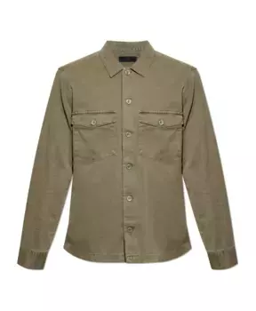 Рубашка Spotter с винтажным эффектом Allsaints, зеленый
