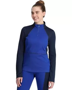 Рубашка Spyder Charger 1/2 Zip, цвет Electric Blue