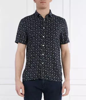 Рубашка ss collin aop Regular fit Guess Jeans, синий