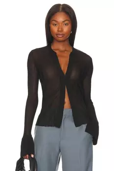 Рубашка St. Agni Fine Pleat Knit, черный