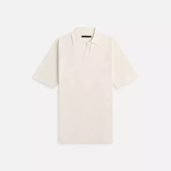 Рубашка Stampd Ribbed Knit Polo, цвет Fog