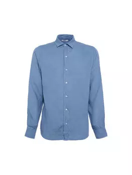 Рубашка стандартного кроя Acanfora, бирюзовый