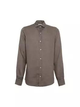 Рубашка стандартного кроя Acanfora, коричневый