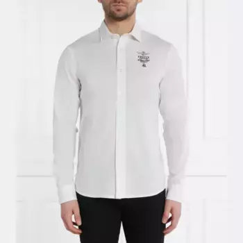 Рубашка стандартного кроя Aeronautica Militare, белый