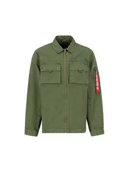 Рубашка стандартного кроя Alpha Industries, зеленый