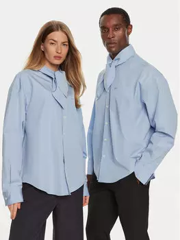 Рубашка стандартного кроя Ami Paris, синий