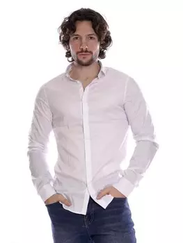 Рубашка стандартного кроя Armani Exchange, белый