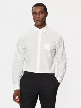 Рубашка стандартного кроя Armani Exchange, белый