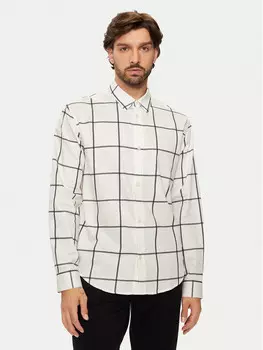 Рубашка стандартного кроя Armani Exchange, белый