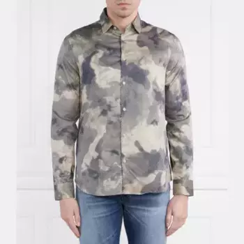 Рубашка стандартного кроя Armani Exchange, бежевый