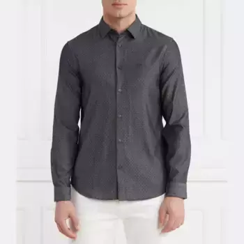 Рубашка стандартного кроя Armani Exchange, черный