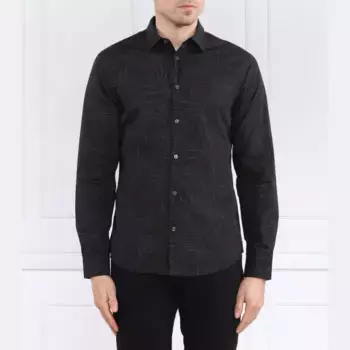 Рубашка стандартного кроя Armani Exchange, черный