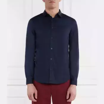 Рубашка стандартного кроя Armani Exchange, синий