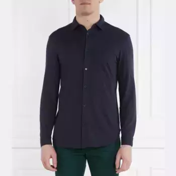 Рубашка стандартного кроя Armani Exchange, синий
