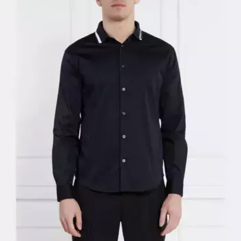 Рубашка стандартного кроя Armani Exchange, синий