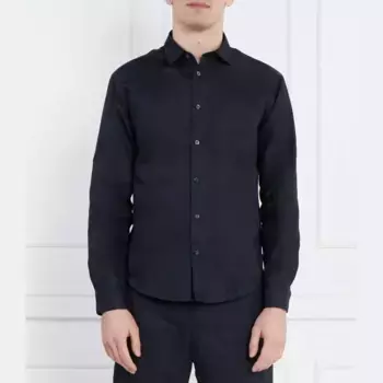 Рубашка стандартного кроя Armani Exchange, синий