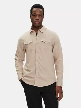 Рубашка стандартного кроя Brave Soul, бежевый