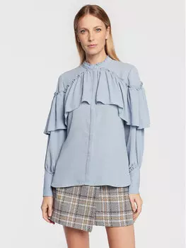 Рубашка стандартного кроя Bruuns Bazaar, синий