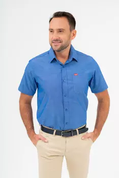 Рубашка стандартного кроя Budmil, синий