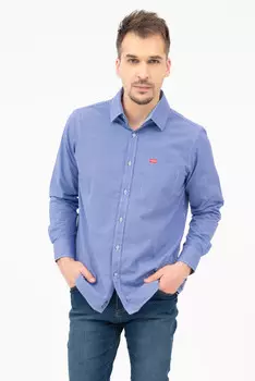 Рубашка стандартного кроя Budmil, синий