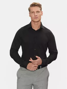 Рубашка стандартного кроя Calvin Klein, черный