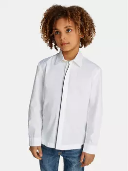 Рубашка стандартного кроя Calvin Klein Jeans, белый