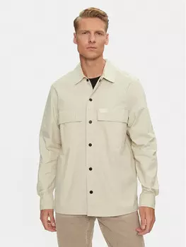Рубашка стандартного кроя Calvin Klein Jeans, бежевый