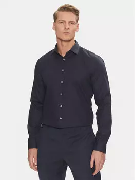 Рубашка стандартного кроя Calvin Klein, синий