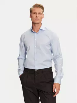 Рубашка стандартного кроя Calvin Klein, синий