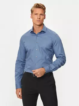 Рубашка стандартного кроя Calvin Klein, синий