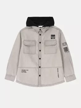 Рубашка стандартного кроя Coccodrillo, серый