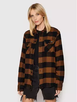 Рубашка стандартного кроя Dickies, коричневый