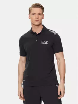 Рубашка стандартного кроя Ea7 Emporio Armani, синий