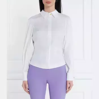 Рубашка стандартного кроя Elisabetta Franchi, белый