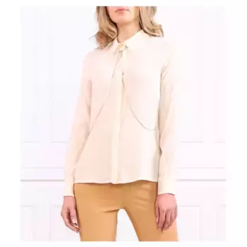 Рубашка стандартного кроя Elisabetta Franchi, бежевый