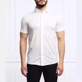 Рубашка стандартного кроя Emporio Armani, белый