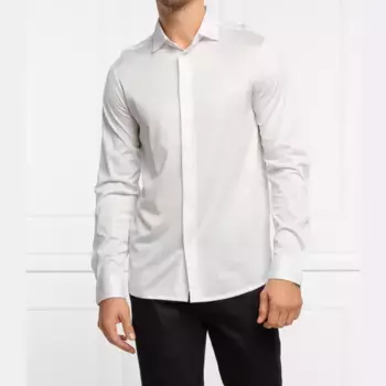 Рубашка стандартного кроя Emporio Armani, белый
