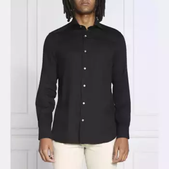Рубашка стандартного кроя Emporio Armani, черный