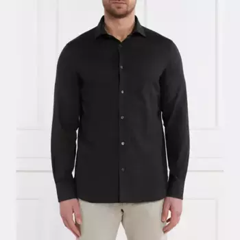 Рубашка стандартного кроя Emporio Armani, черный