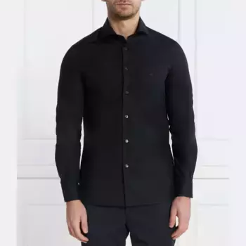 Рубашка стандартного кроя Emporio Armani, черный