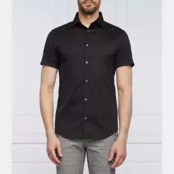 Рубашка стандартного кроя Emporio Armani, черный