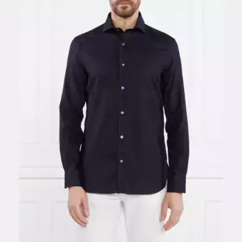 Рубашка стандартного кроя Emporio Armani, черный