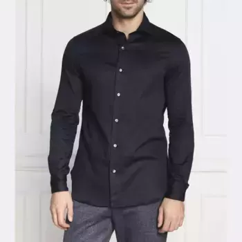 Рубашка стандартного кроя Emporio Armani, синий