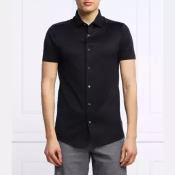 Рубашка стандартного кроя Emporio Armani, синий