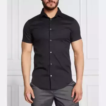 Рубашка стандартного кроя Emporio Armani, синий