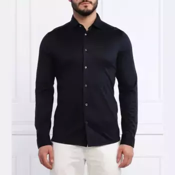 Рубашка стандартного кроя Emporio Armani, синий