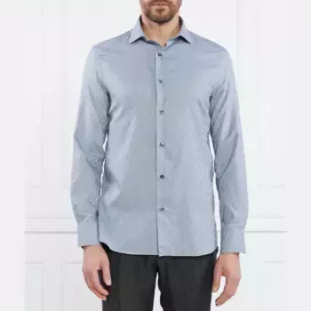 Рубашка стандартного кроя Emporio Armani, синий