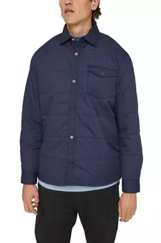 Рубашка стандартного кроя Esprit, синий