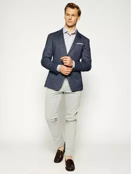 Рубашка стандартного кроя Eton, синий